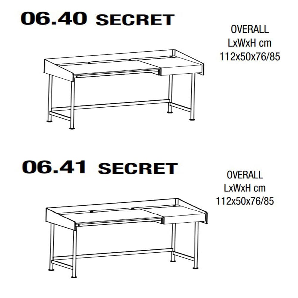 Secret Desk by Bontempi