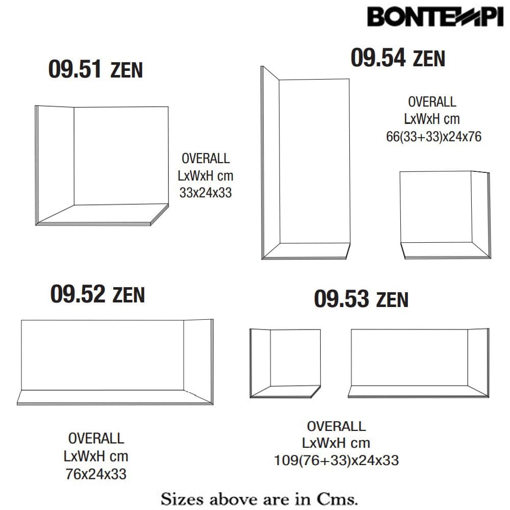 Zen Shelving by Bontempi