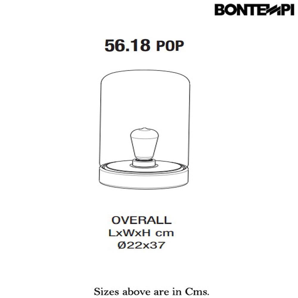 Pop Table Lamp by Bontempi