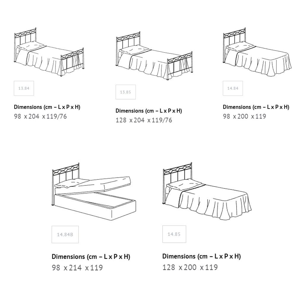 Dedalo Single Bed by Bontempi Casa