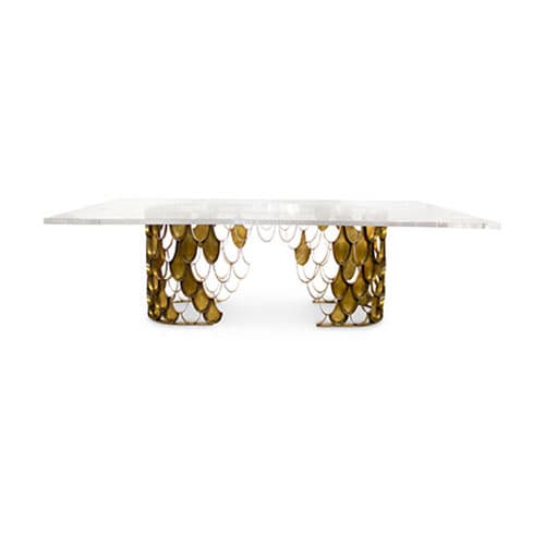 Koi Ii Dining Table by Brabbu