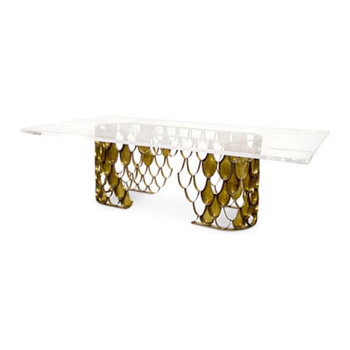 Koi Ii Dining Table by Brabbu