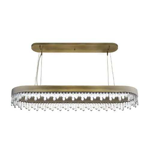 Naicca Long Suspension Lamp by Brabbu