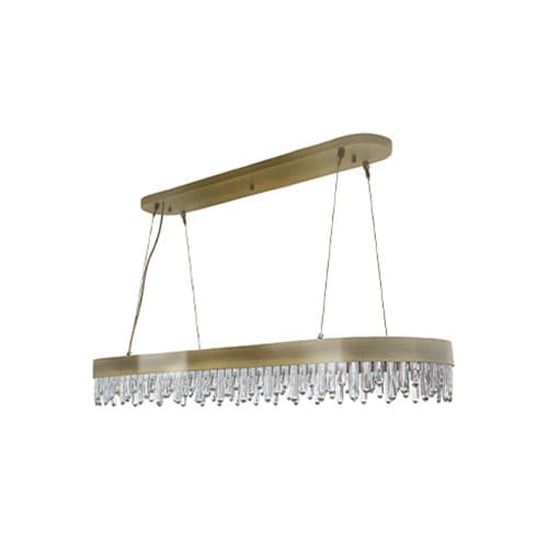 Naicca Long Suspension Lamp by Brabbu