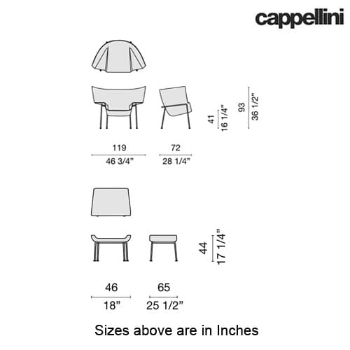 Capo Armchair by Cappellini