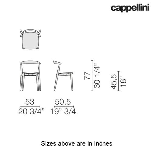 Newood Light Dining Chair by Cappellini