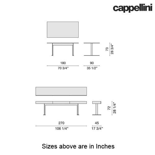 Luxor Dining Table by Cappellini