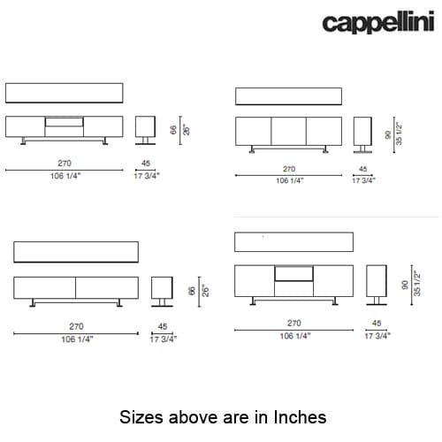 Luxor Sideboard by Cappellini