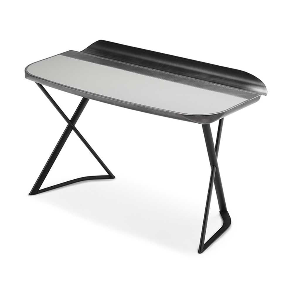 Cocoon Leather Writing Desk by Cattelan Italia