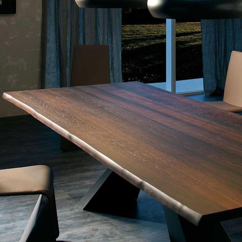 Eliot Wood Fixed Table by Cattelan Italia