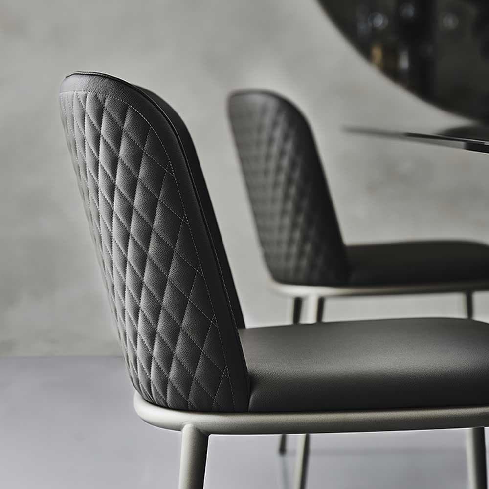 Magda Ml Couture Dining Chair by Cattelan Italia