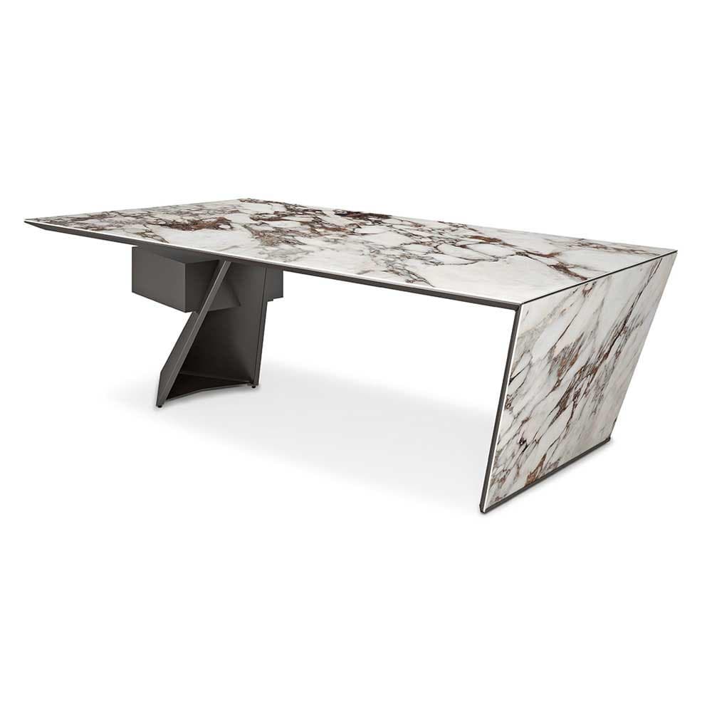 Nasdaq Keramik Writing Desk by Cattelan Italia