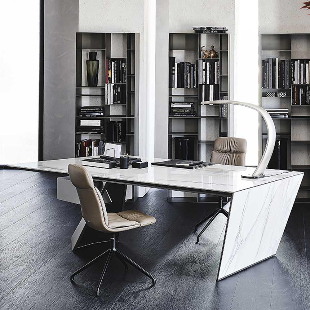 Nasdaq Keramik Writing Desk by Cattelan Italia