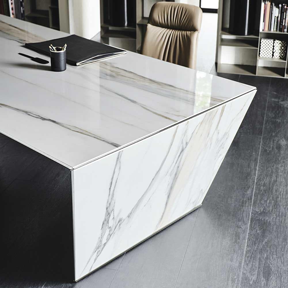 Nasdaq Keramik Writing Desk by Cattelan Italia