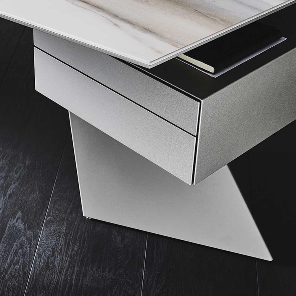 Nasdaq Keramik Writing Desk by Cattelan Italia