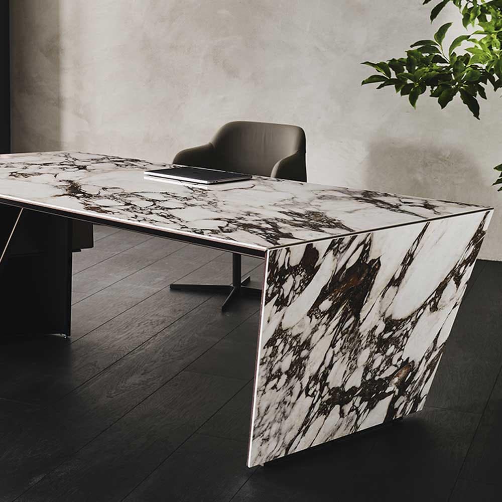 Nasdaq Keramik Writing Desk by Cattelan Italia