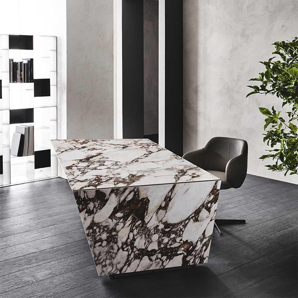 Nasdaq Keramik Writing Desk by Cattelan Italia