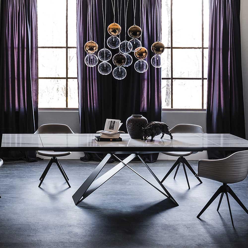 Premier Keramik Drive Extending Table by Cattelan Italia