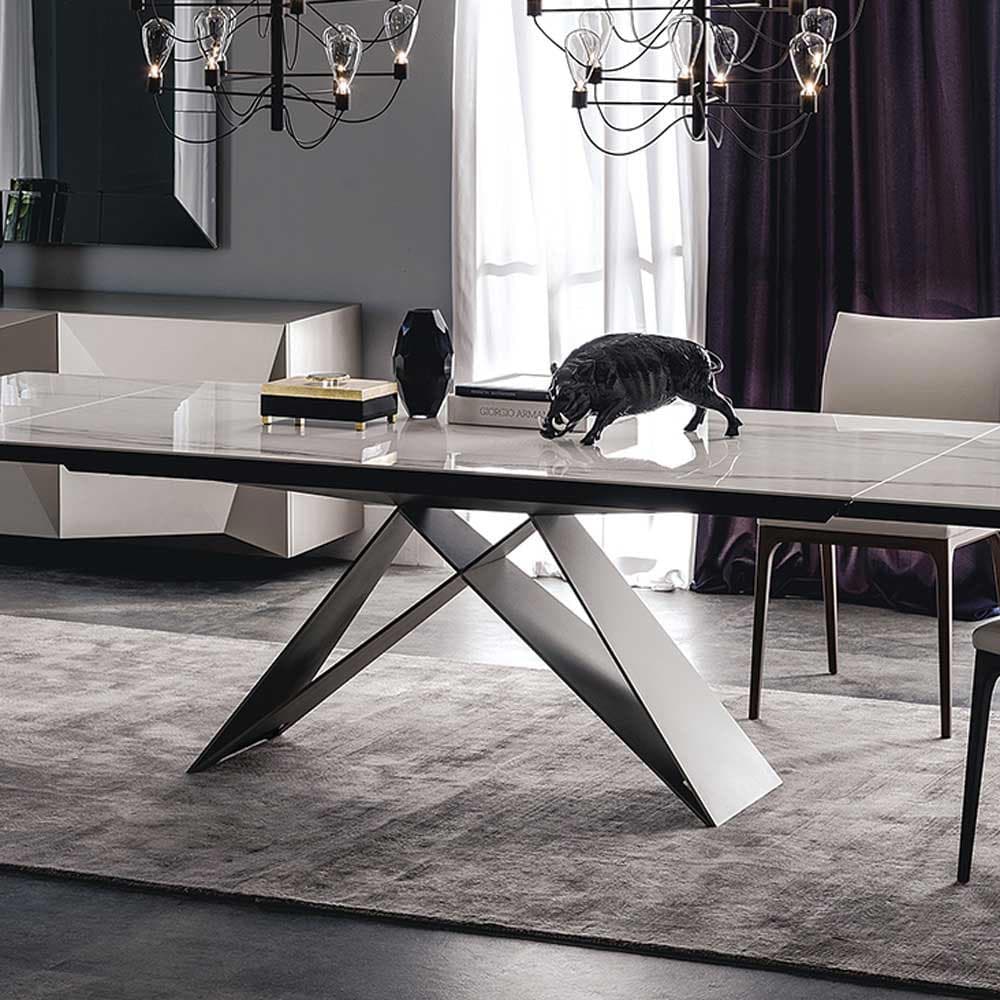 Premier Keramik Drive Extending Table by Cattelan Italia