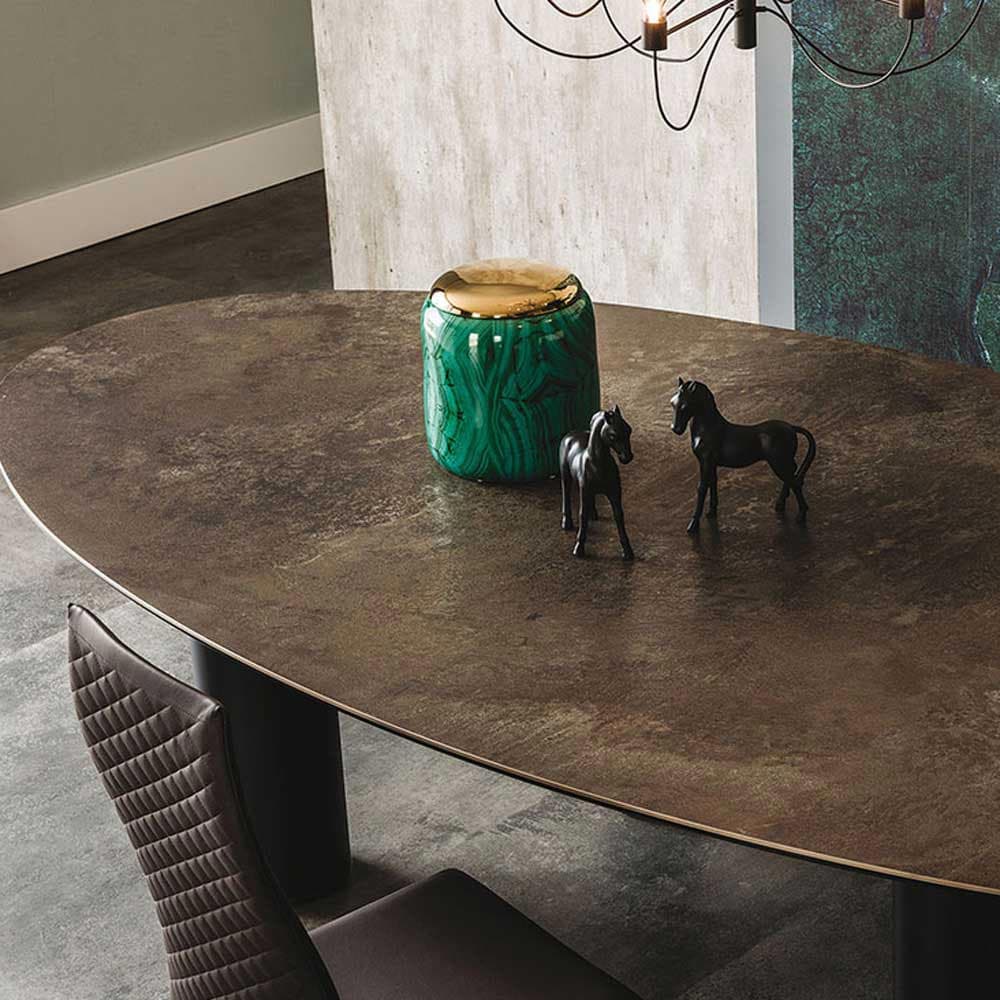 Roll Keramik Fixed Table by Cattelan Italia