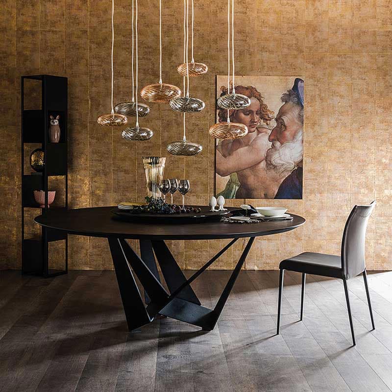 Skorpio Round Fixed Table by Cattelan Italia