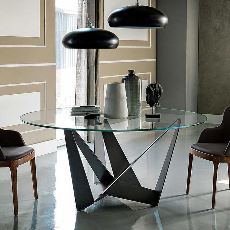 Skorpio Round Fixed Table by Cattelan Italia