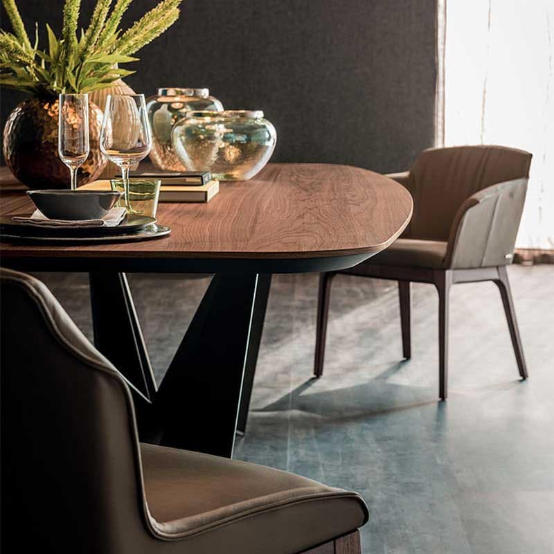 Skorpio Wood Fixed Table by Cattelan Italia