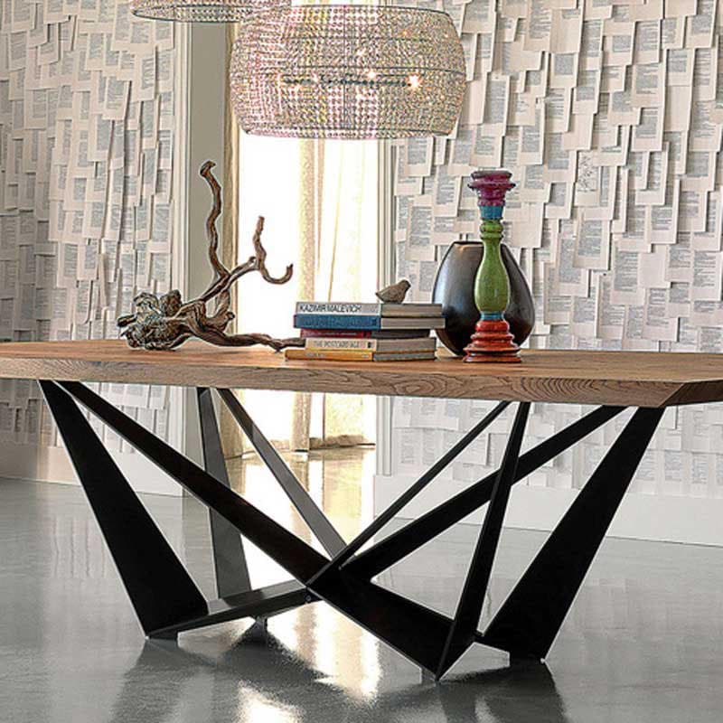 Skorpio Wood Fixed Table by Cattelan Italia