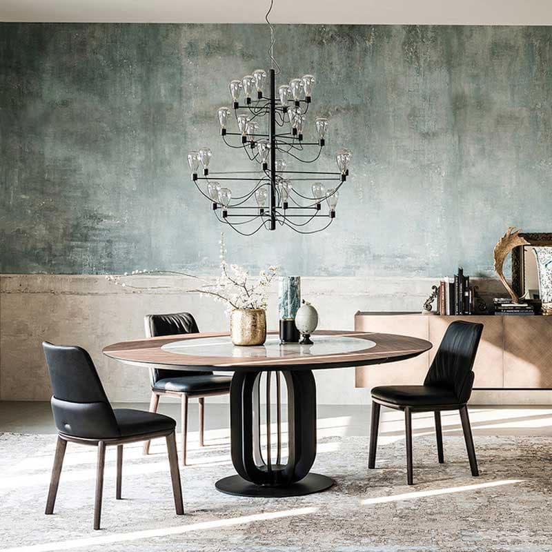 Soho Ker-Wood Fixed Table by Cattelan Italia