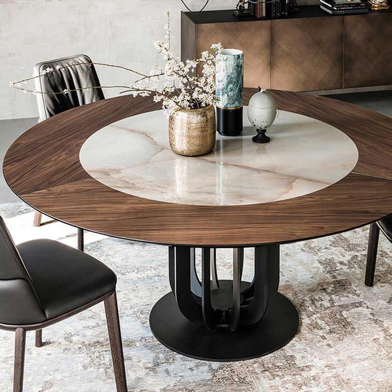 Soho Ker-Wood Fixed Table by Cattelan Italia