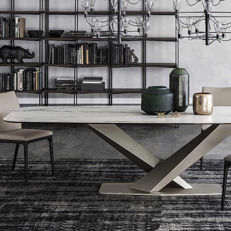 Stratos Keramik Fixed Table by Cattelan Italia