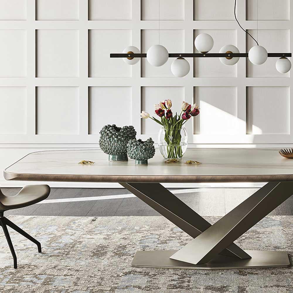 Stratos Keramik Premium Dining Table by Cattelan Italia