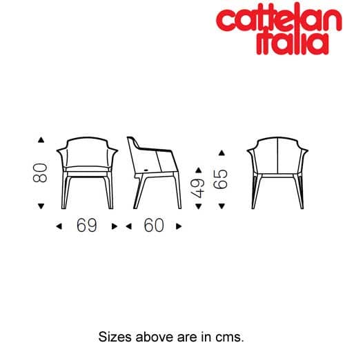 Musa Armchair by Cattelan Italia