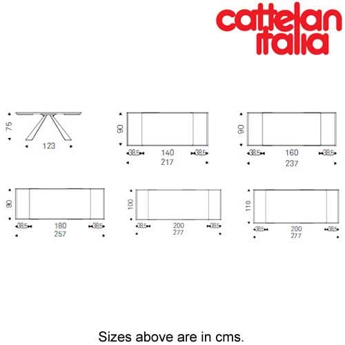 Eliot Wood Drive Extending Table by Cattelan Italia