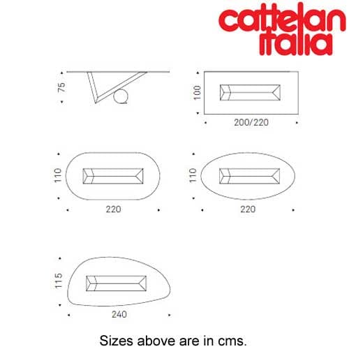 Valentinox Fixed Table by Cattelan Italia
