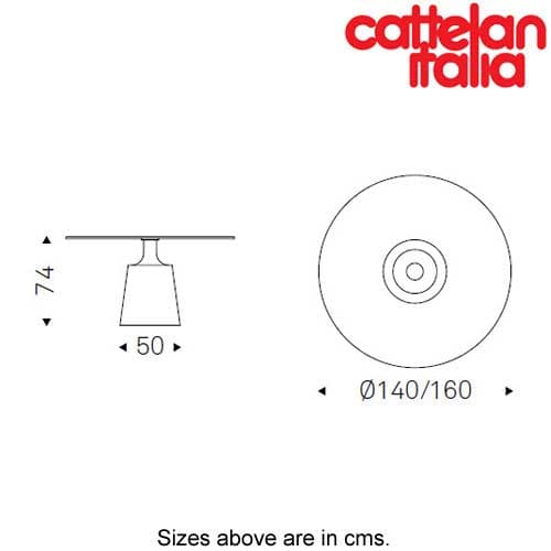 Yoda Fixed Table by Cattelan Italia