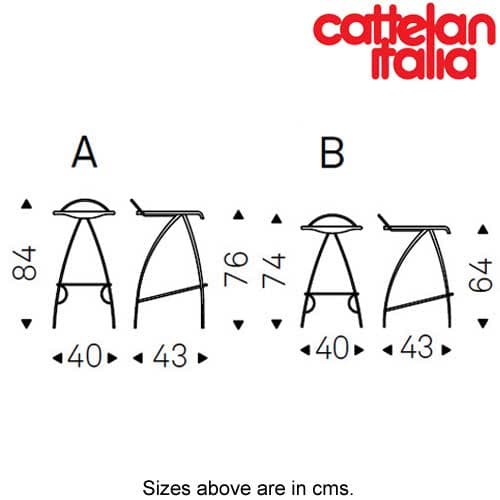 Coco Barstool by Cattelan Italia