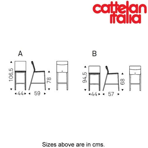 Isabel Barstool by Cattelan Italia