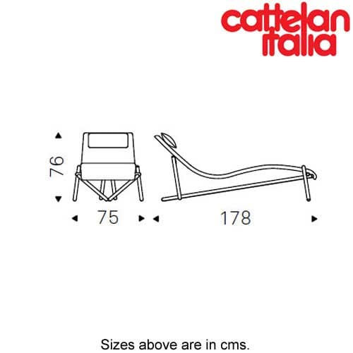 Donovan Chaise Lounge by Cattelan Italia