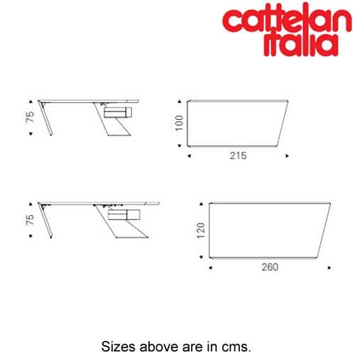 Nasdaq Writing Desk by Cattelan Italia