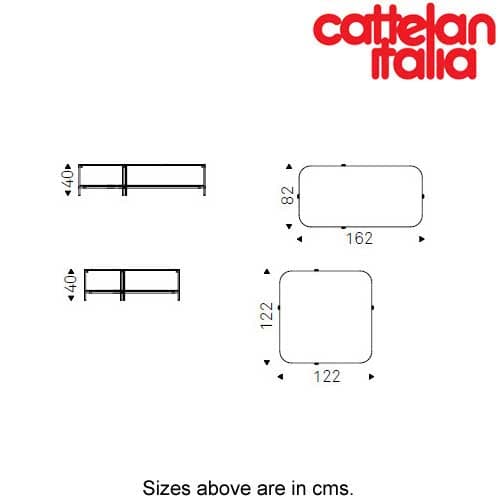 Biplane Coffee Table by Cattelan Italia