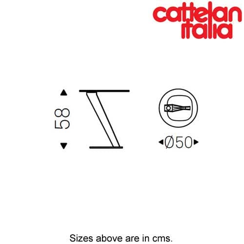 Falco Side Table by Cattelan Italia