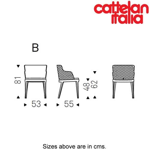 Magda Couture Armchair by Cattelan Italia