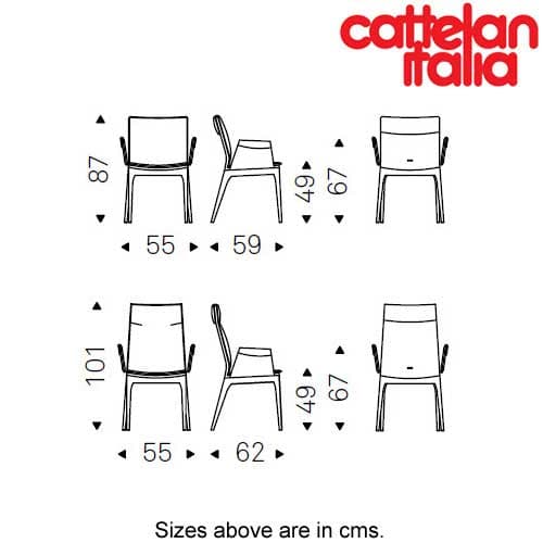 Tosca Armchair by Cattelan Italia