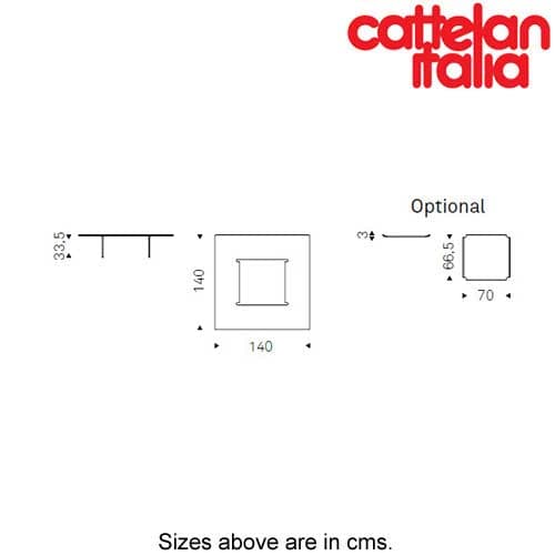 Carre Coffee Table by Cattelan Italia