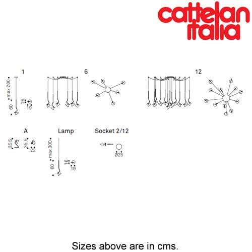 Sunset Ceiling Lamp by Cattelan Italia