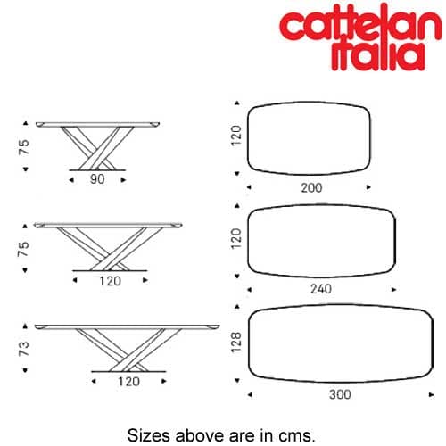 Stratos Keramik Premium Dining Table by Cattelan Italia