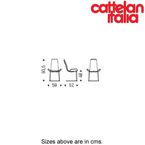 Flamingo Cantilever Dining Chair by Cattelan Italia