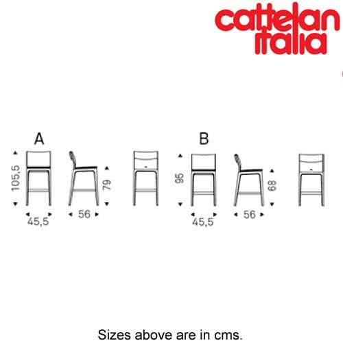 Sofia Bar Stool by Cattelan Italia