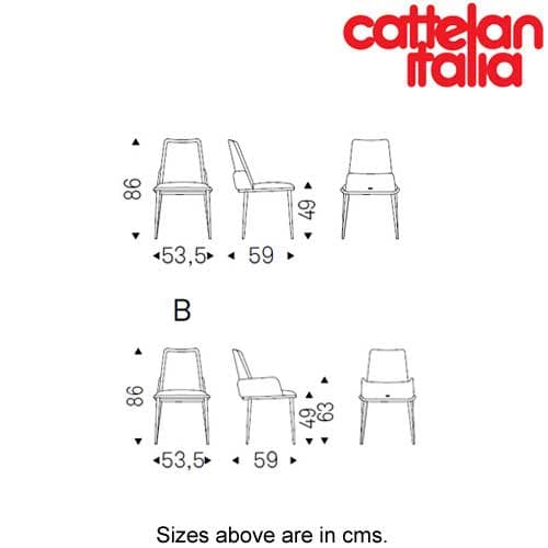 Belinda Ml Dining Chair by Cattelan Italia